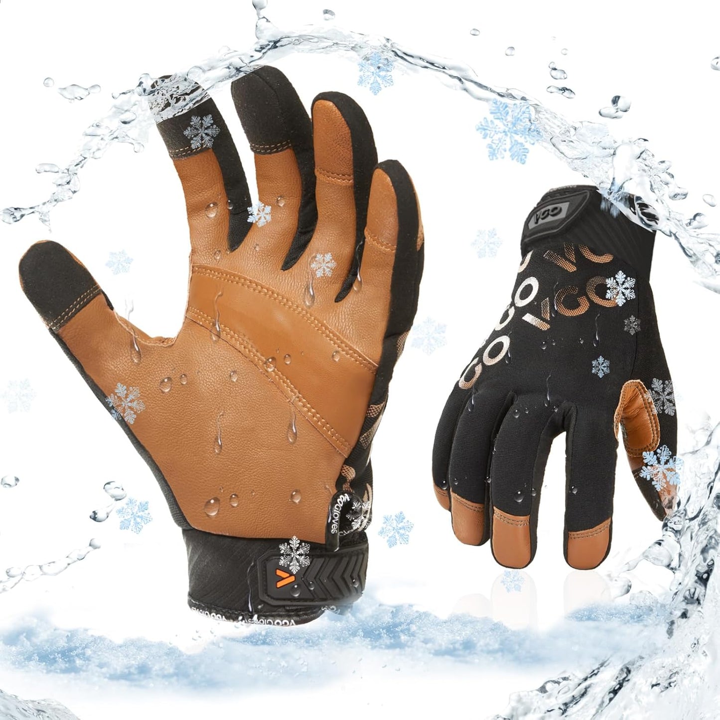 Vgo... Thinsulate C100 Mechanic Gloves - Winter Warm & Anti-abrasion