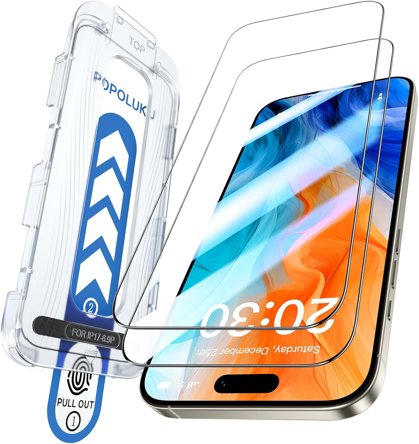 9H+ Military-Grade Tempered Glass for iPhone 17 Pro Max Protection