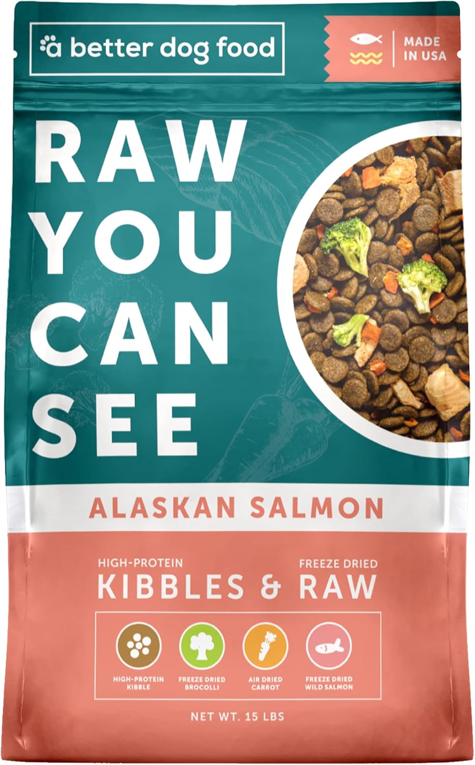 A Better Dog Food: High Protein Salmon Kibble for Dogs