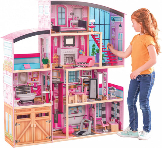 KidKraft Wooden Dollhouse Shimmer Mansion for 12in Dolls Review