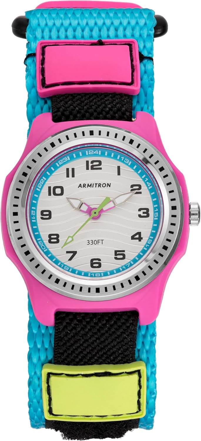 Armitron Sport Kids Nylon Strap Watch - Easy Readability