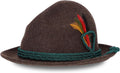 German Alpine Hat for Men - Hans 100% Wool Tyrolean Hat