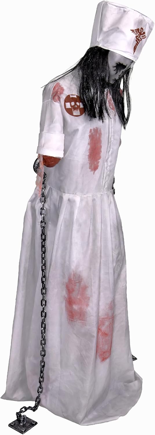 Haunted Hill Farm Life-Size Animatronic Convulsing Nurse Review