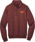 UGP Campus Apparel NCAA Primary Logo Quarter Zip Sweatshirt - Hokies