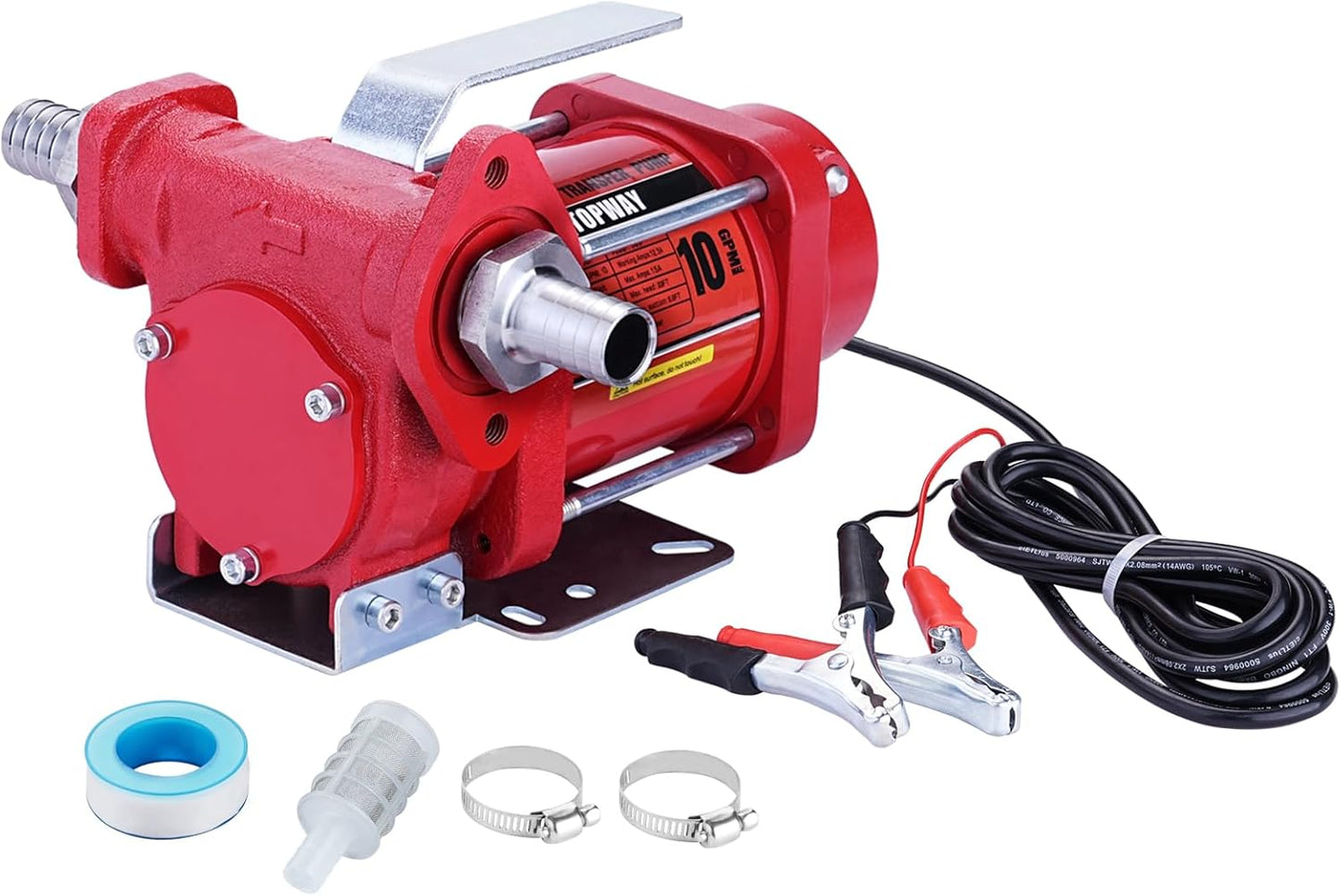 TOPWAY 12V DC Gasoline Fuel Pump for Efficient Oil Transfer