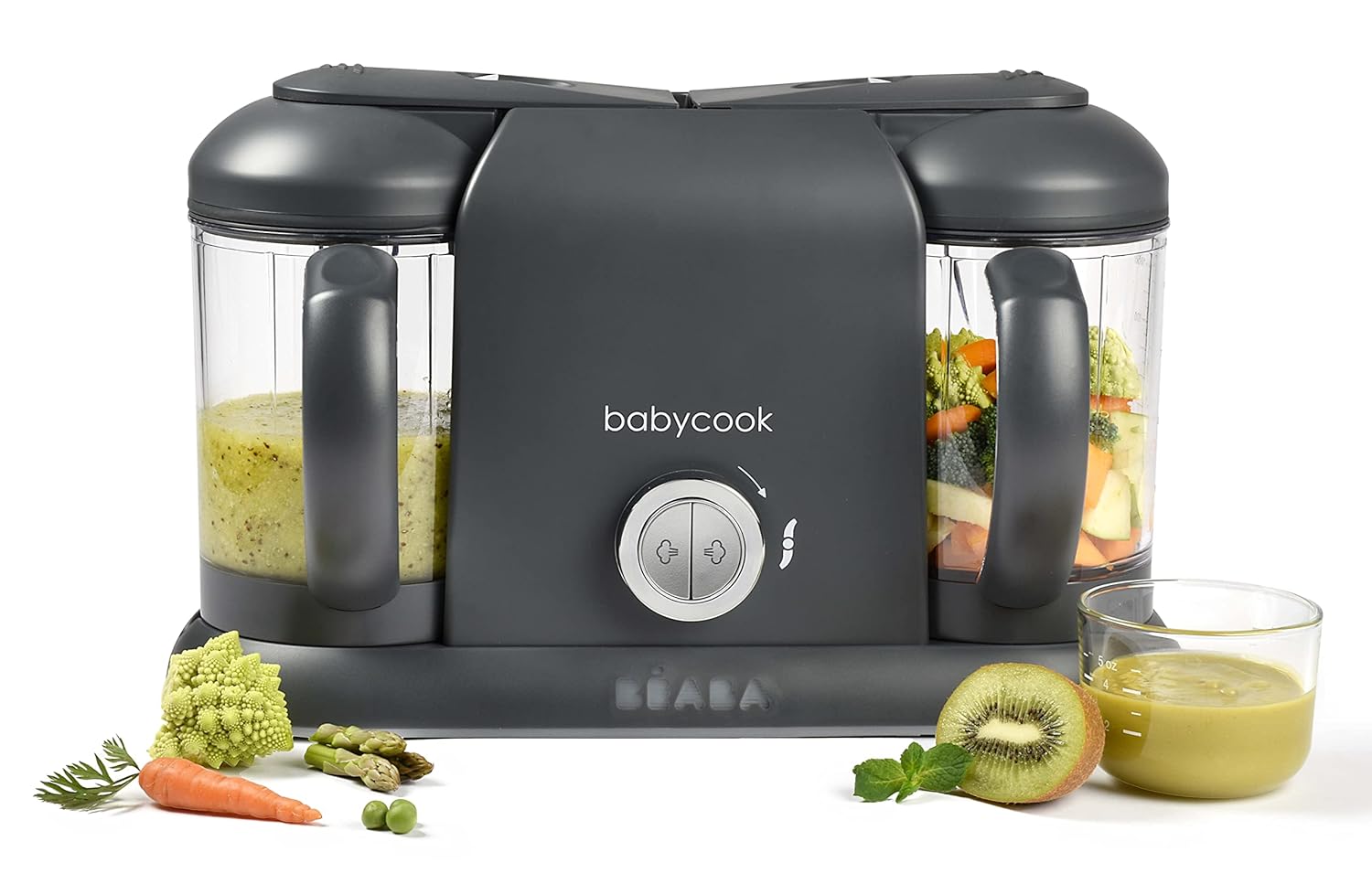 BEABA Babycook Duo 4 in 1 Baby Food Maker for Easy Purees