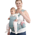 Baby Carrier with Hip Seat for Newborn to Toddler - 6-in-1 Ergonomic