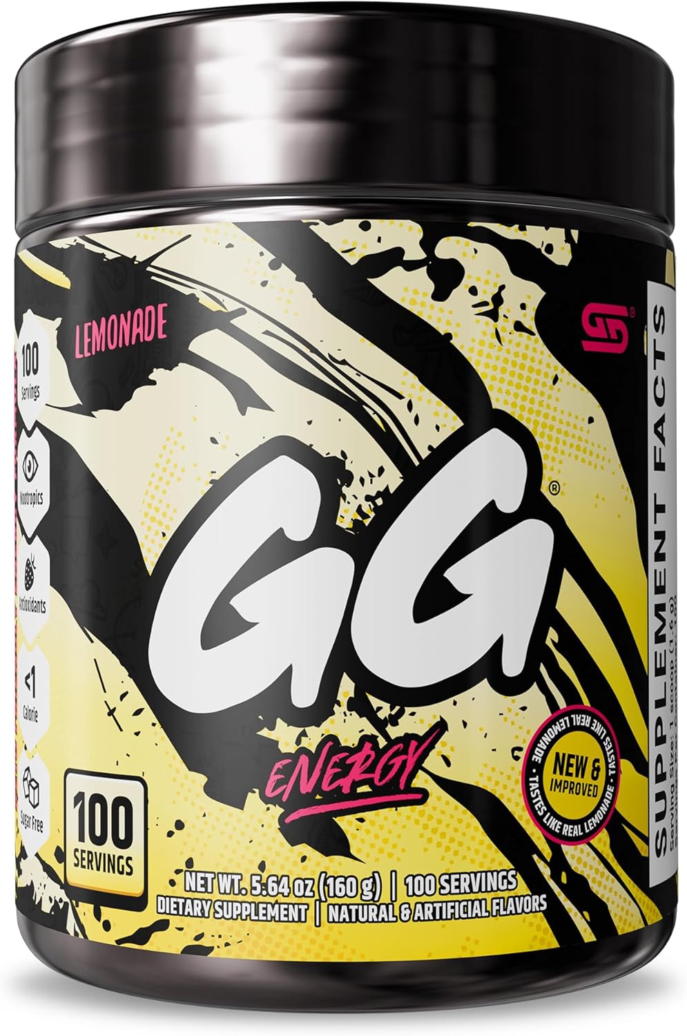 Gamer Supps GG Energy Lemonade - Keto Friendly Energy Drink