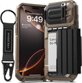 VRS DESIGN Damda Glide Ultimate iPhone 16 Pro Max Case - Wallet Camera