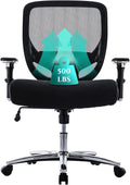 COLAMY Big & Tall Mesh Office Chair 500lbs, Ergo Support