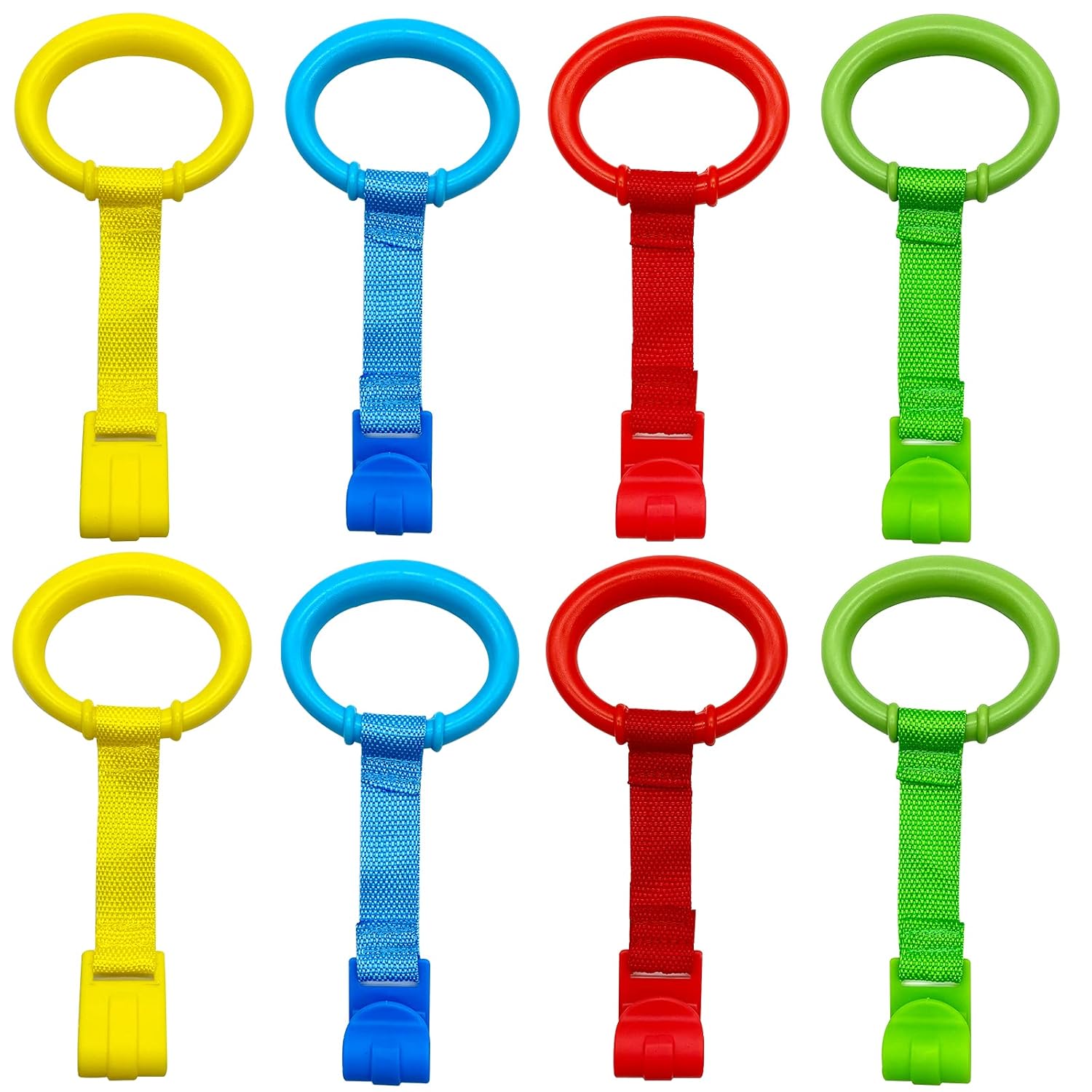 8PCS Baby Playpen Rings - Stand Up & Walk Easy!