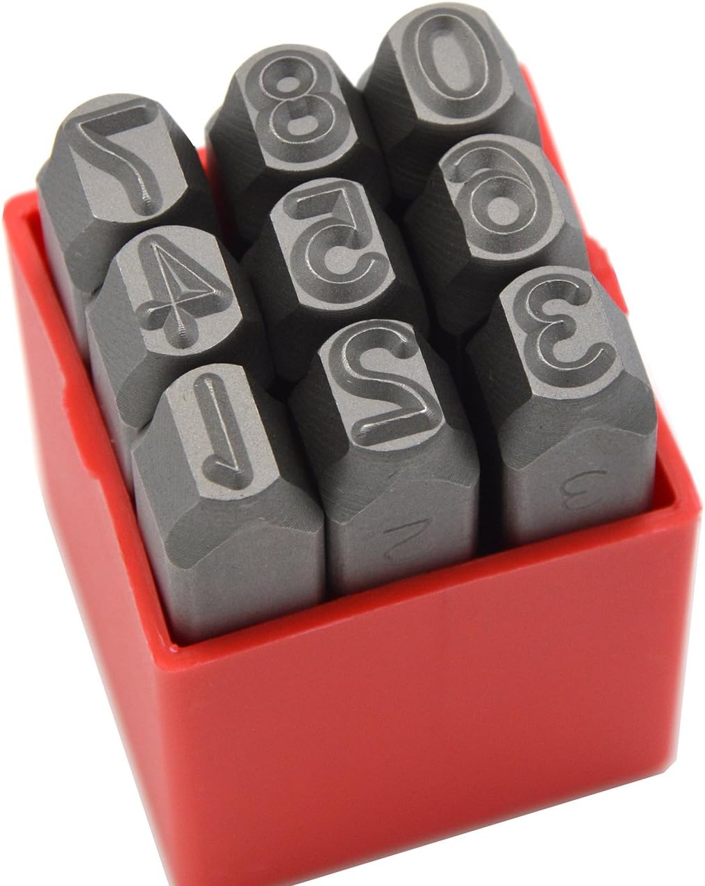 9pcs Heavy Duty Steel Stamp Uppercase Numbers for Jewelry Making