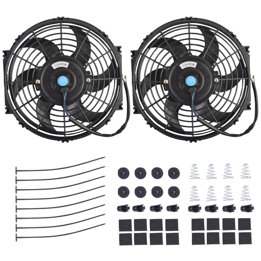10 Inch Electric Radiator Cooling Fan Assembly Kit for Vehicles