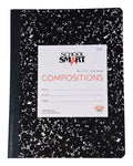 School Smart Hard Cover Ruled Composition Book - Durable, Organized