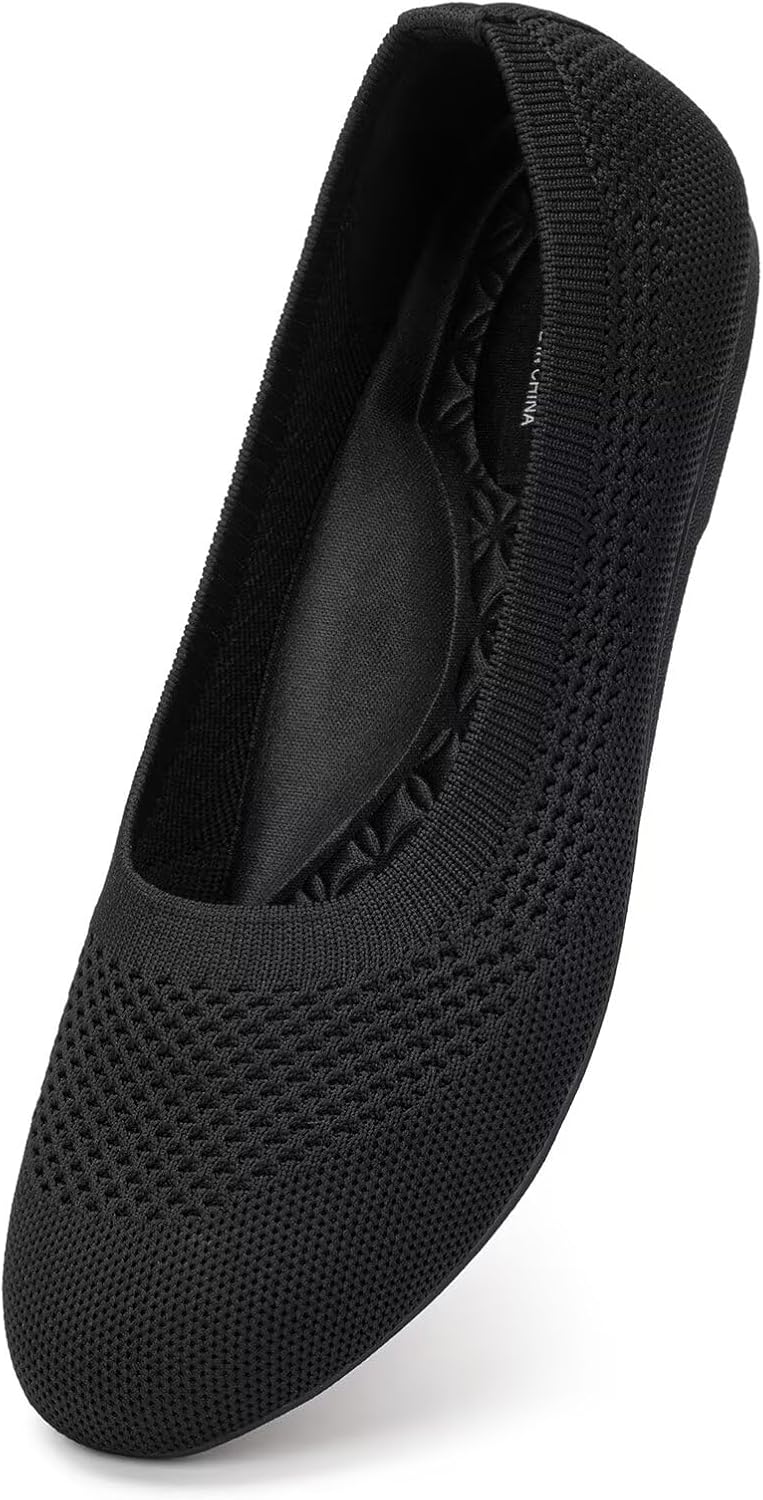Frank Mully Women's Wide Width Flats with Arch Support Comfort