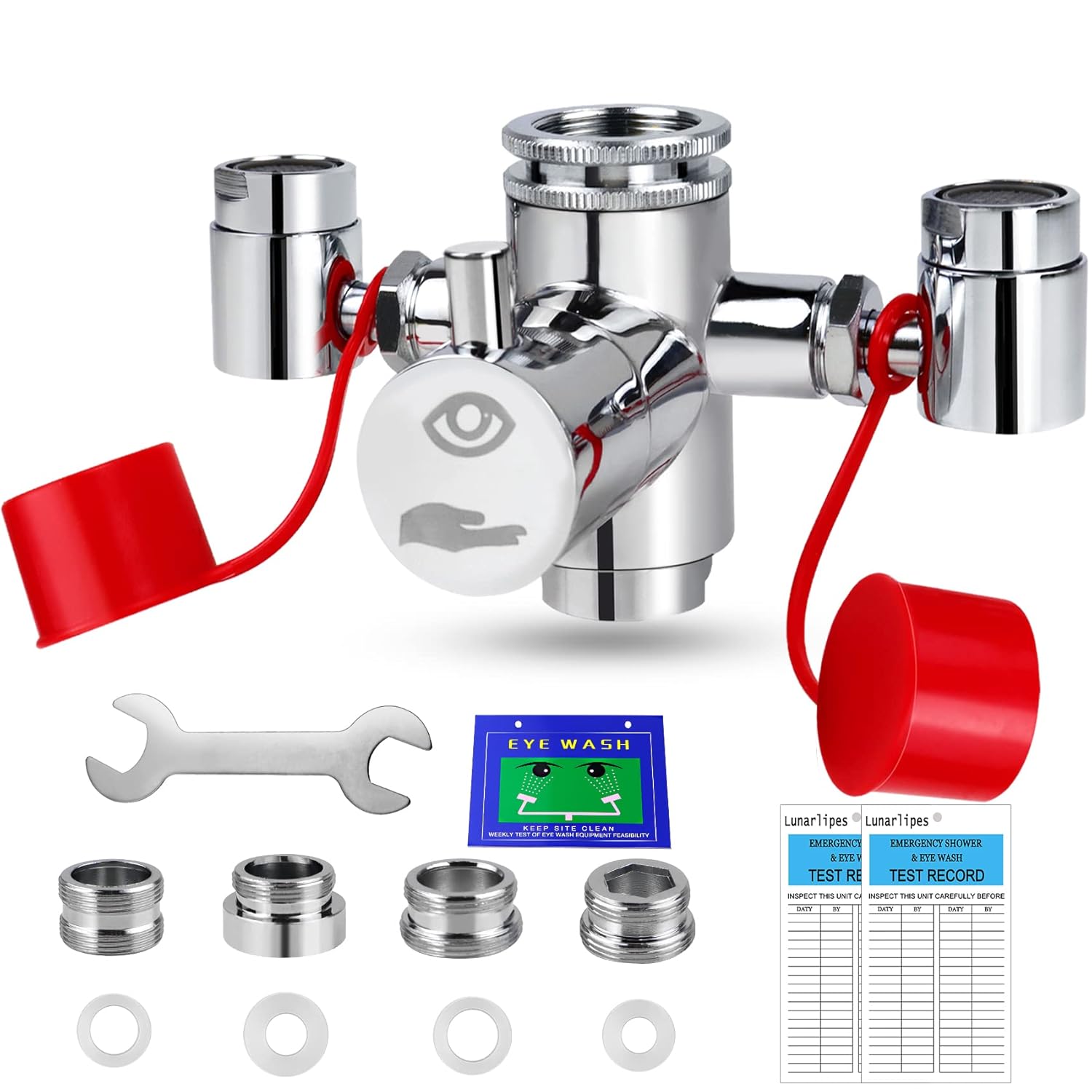 Faucet Mounted Eyewash Station Kit for Emergency Eye Care