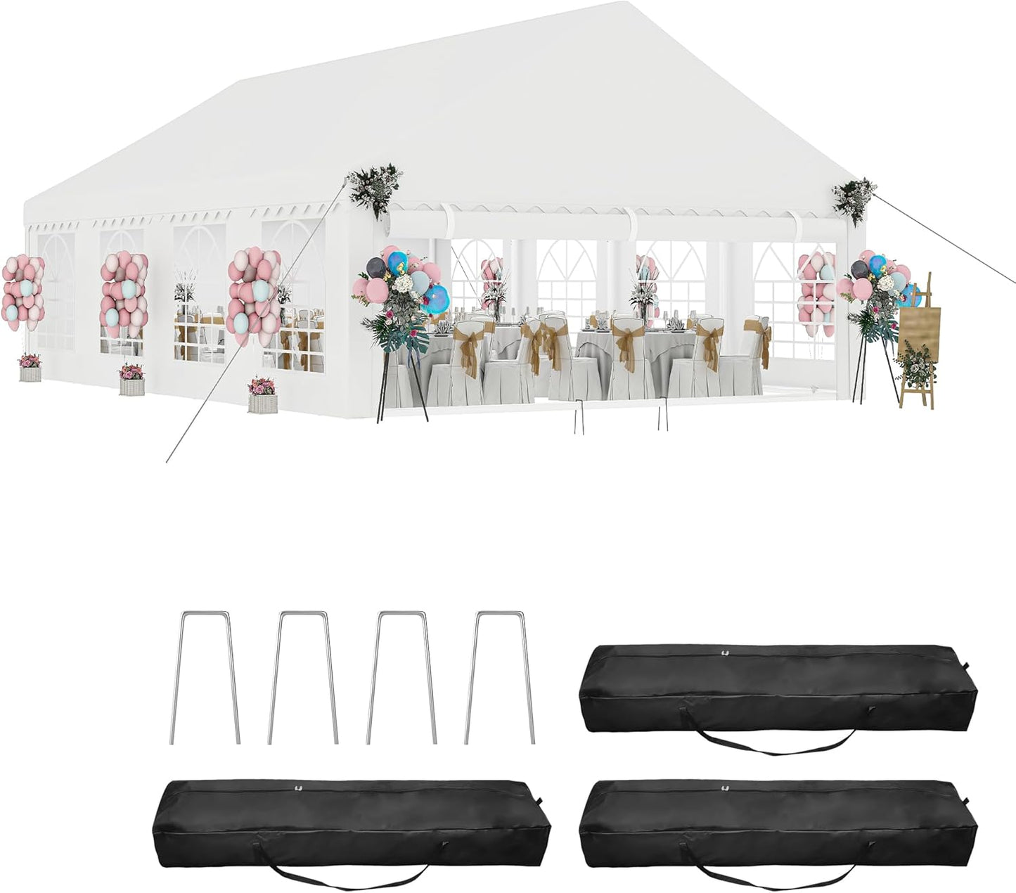 Heavy Duty 20x30FT Party Tent for Weddings and Events