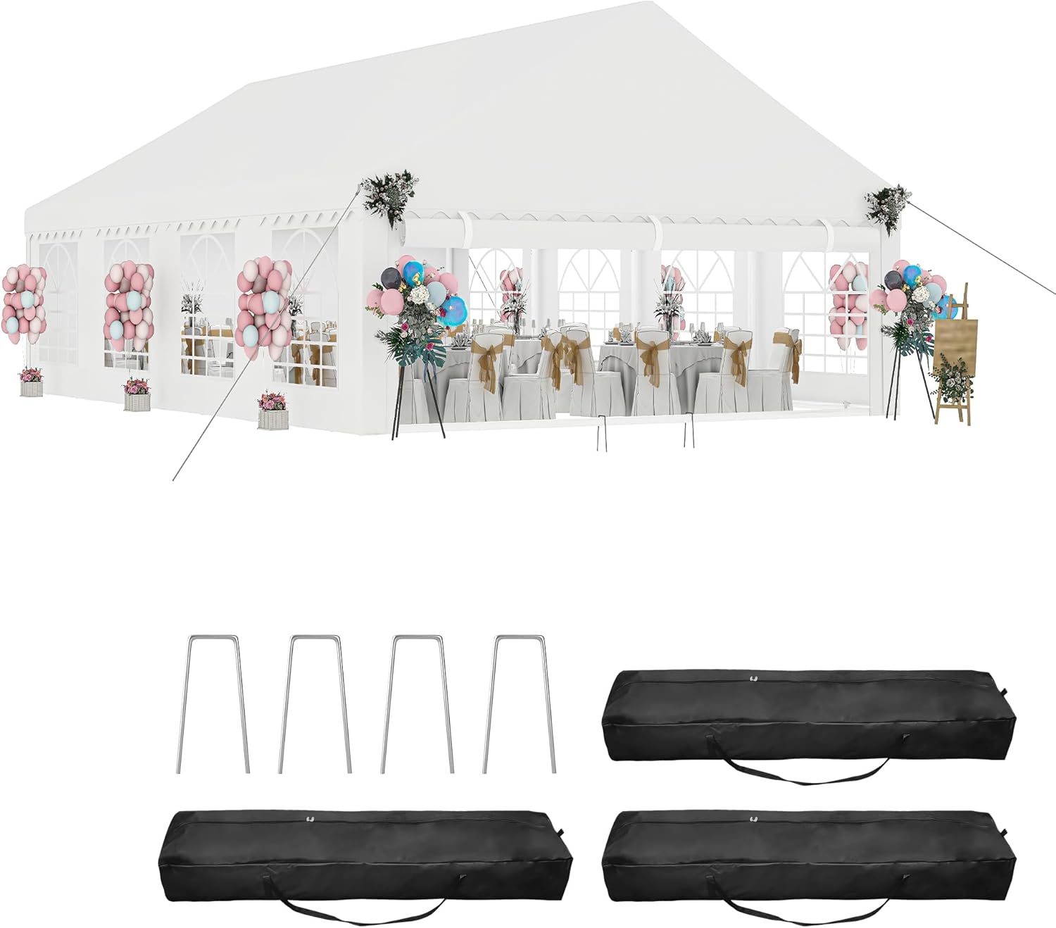 Heavy Duty 20x30FT Party Tent for Weddings and Events