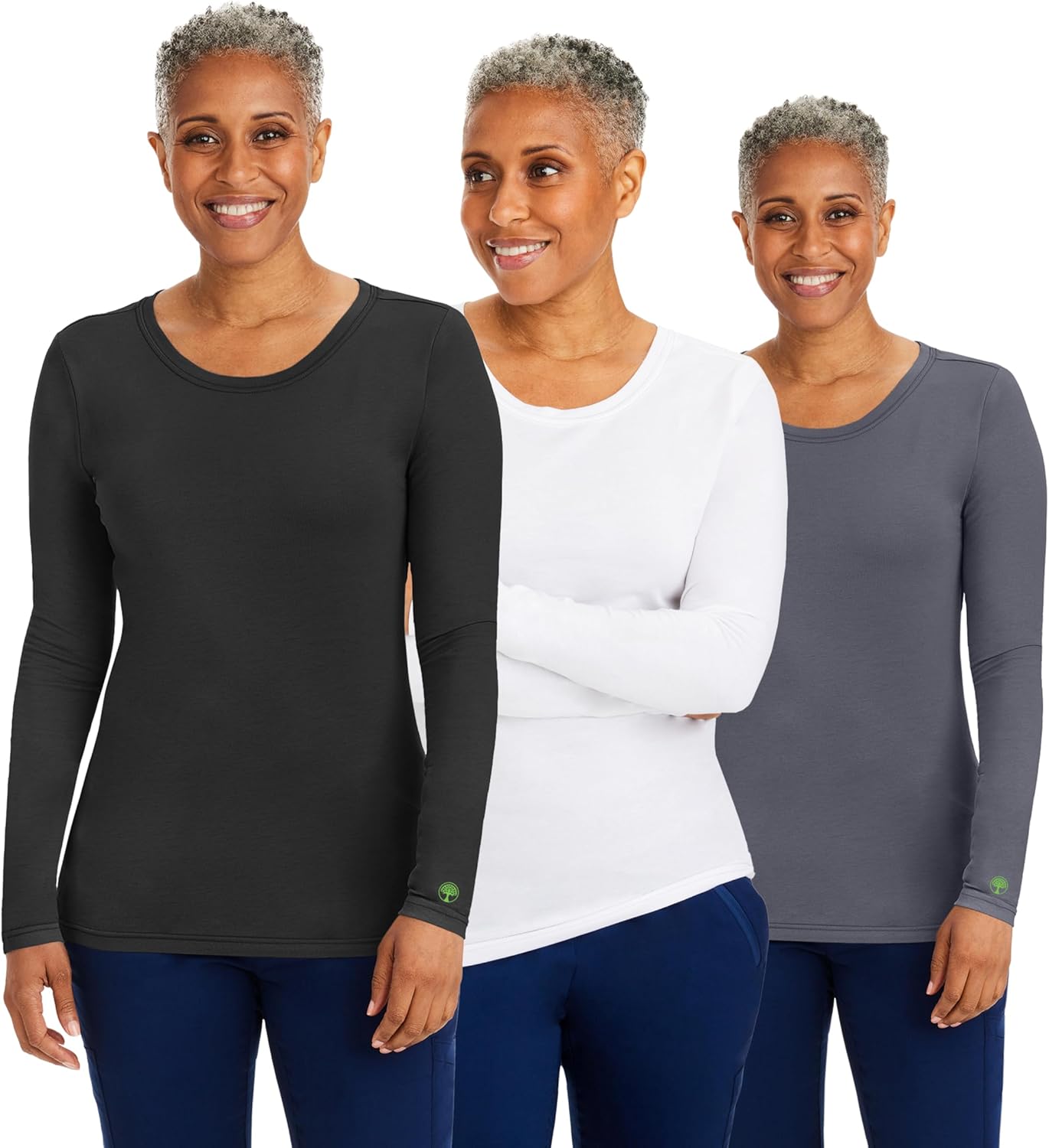 Healing Hands Women's Longsleeve Scrub Tee for Comfort & Style