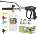 Foam Cannon for Pressure Washer Dual Connector - Thick Foam Fast