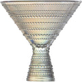 Fortessa Jupiter Beaded Hobnail Glass Martini Set of 4 - Iridescent