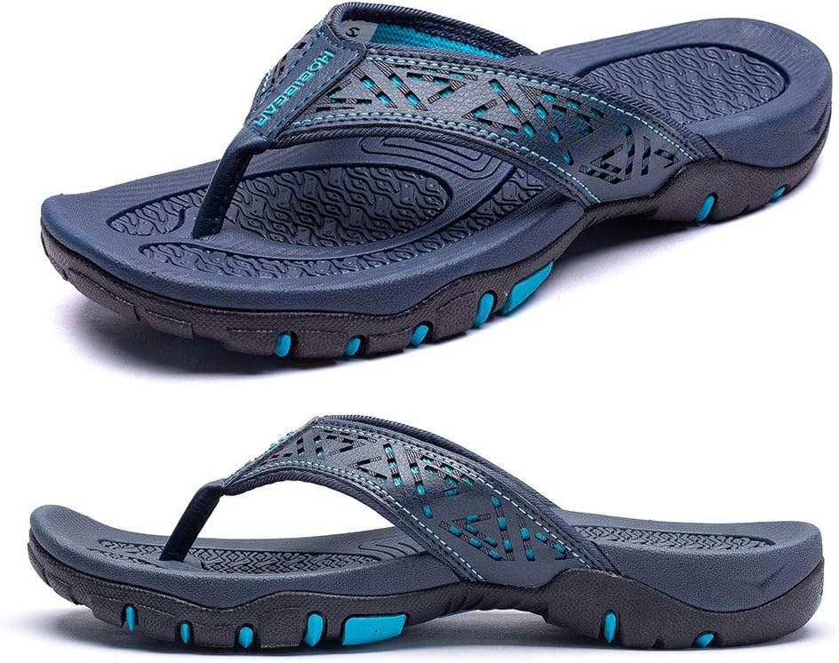 KIIU Mens Thong Sandals for Comfort and Durability Outdoors