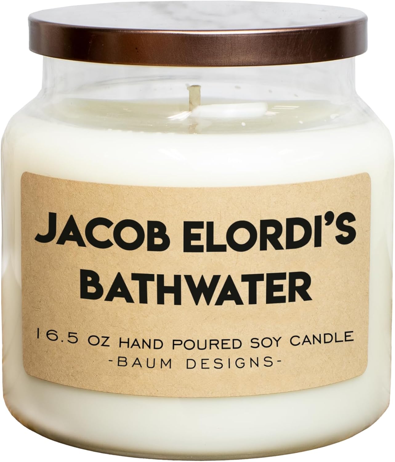 Jacob Elordi's Bathwater Soy Candle - Eco-Friendly 16.5oz