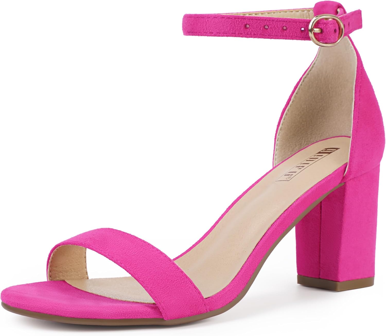 IDIFU Women's 3 Inch Heel Sandals for Dressy Occasions