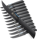 CuoCreate Steak Knives Set of 12, 4.7 Inch Non-Serrated Blades