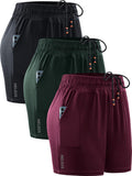 Women's Lightweight Running Shorts with Pockets - 4in Bermuda Fit