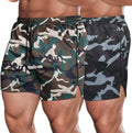 Men's 2 Pack Gym Workout Shorts - Quick Dry 5 in Athletic Shorts