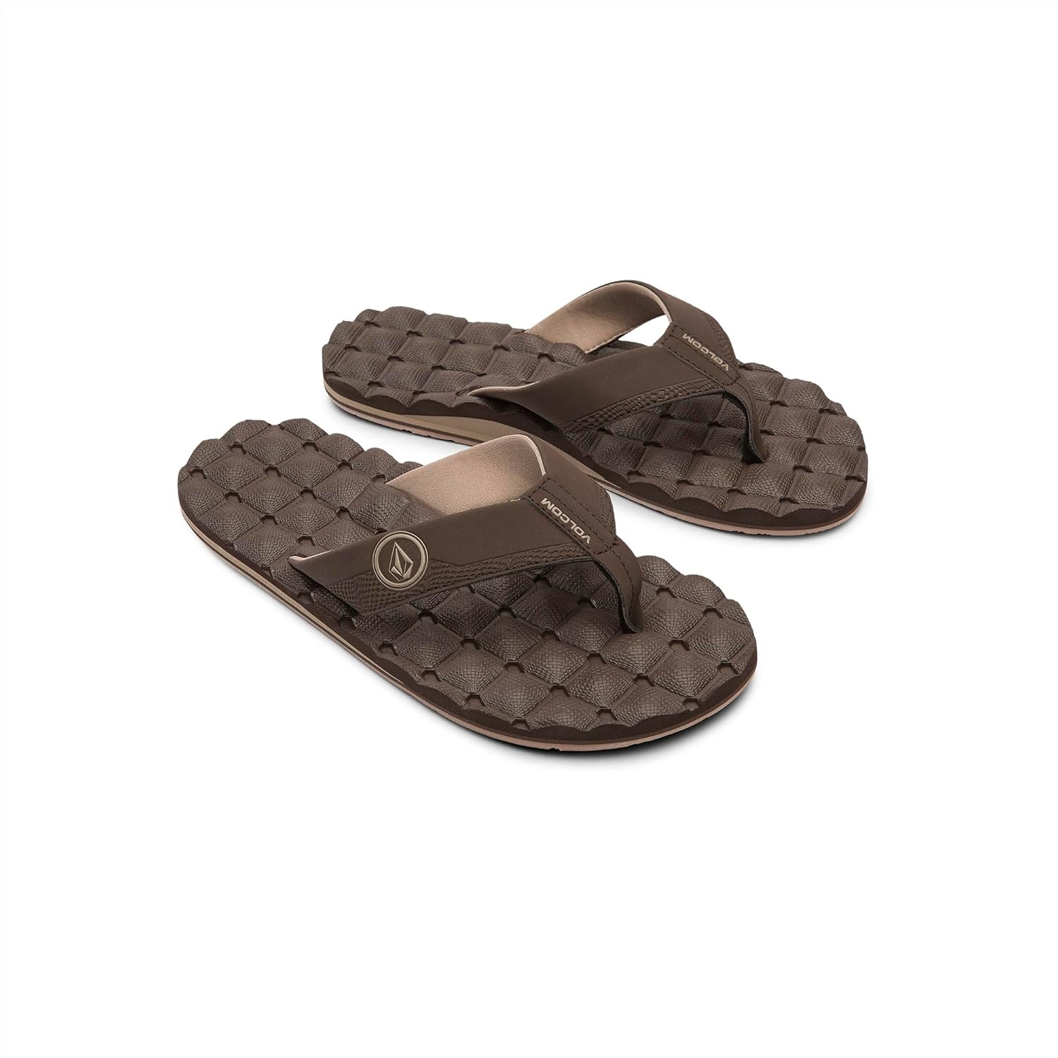 Volcom Men's Recliner Sandal Flip Flop for Ultimate Comfort