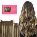 Wire Hair Extensions 14 in Balayage Chocolate to Honey Blonde