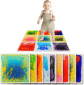 Liquid Fusion Activity Play Mat Pack of 9 Tiles - Multi-Color Sensory