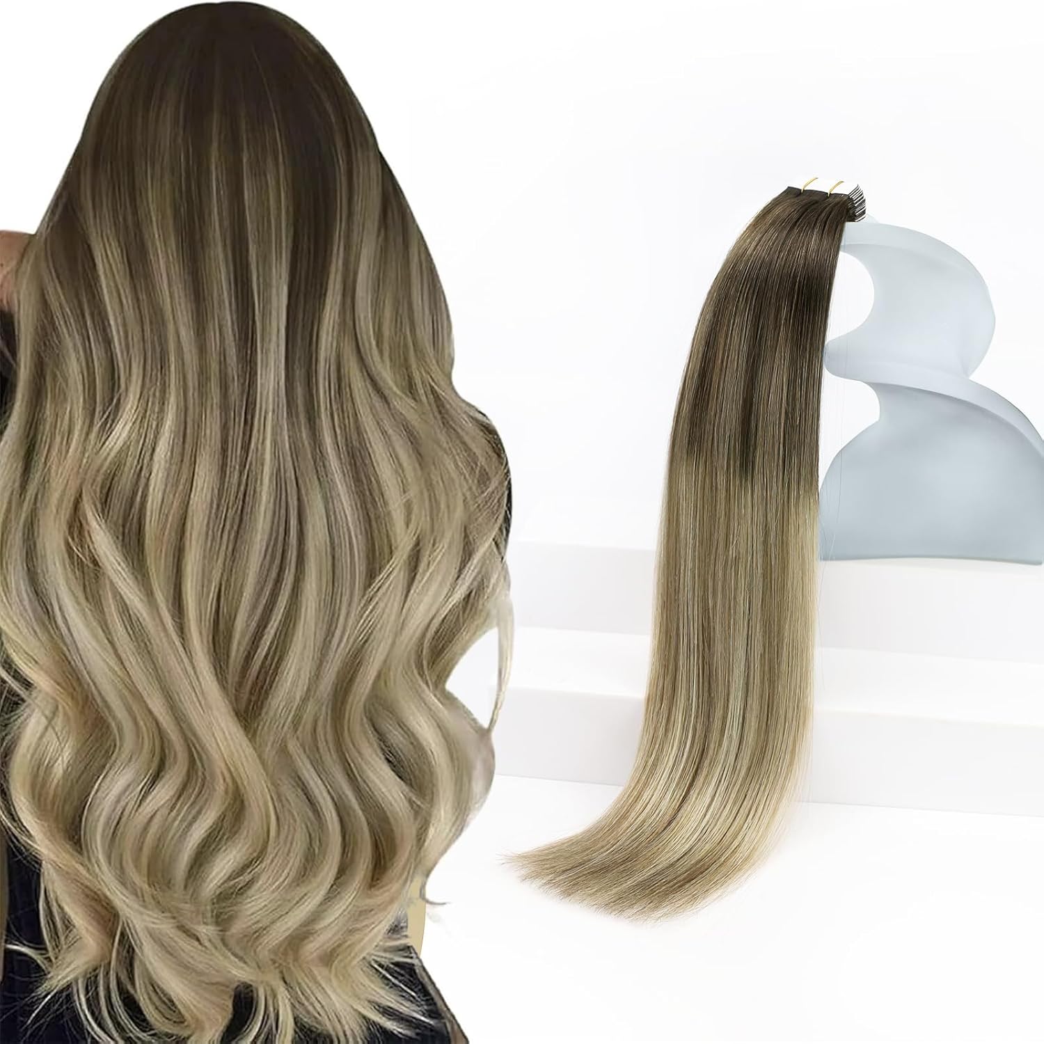 Sunny Hair Tape in Hair Extensions for Natural Look and Comfort