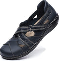 Women's Classic Genuine Leather Slip-On Loafer - Comfy Walk