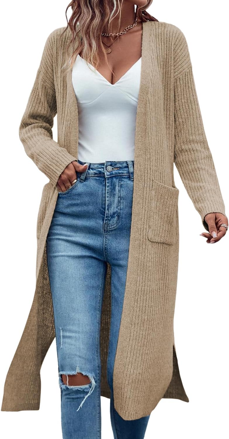 Danedvi Long Cardigan Sweaters for Women - Cozy Oversized Coat