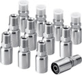 12 Pack Hydraulic Hose Fittings by Racewill for Secure Connections