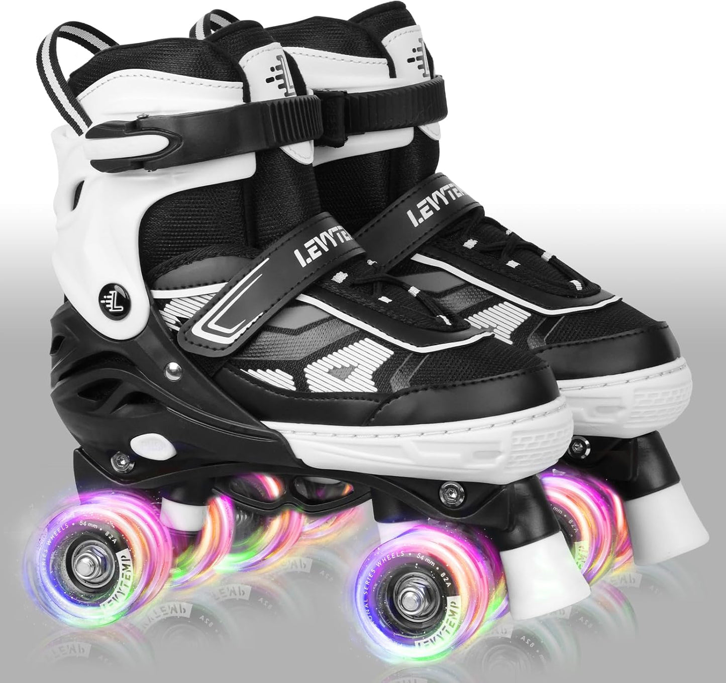 Adjustable Roller Skates for Kids with Light Up Wheels