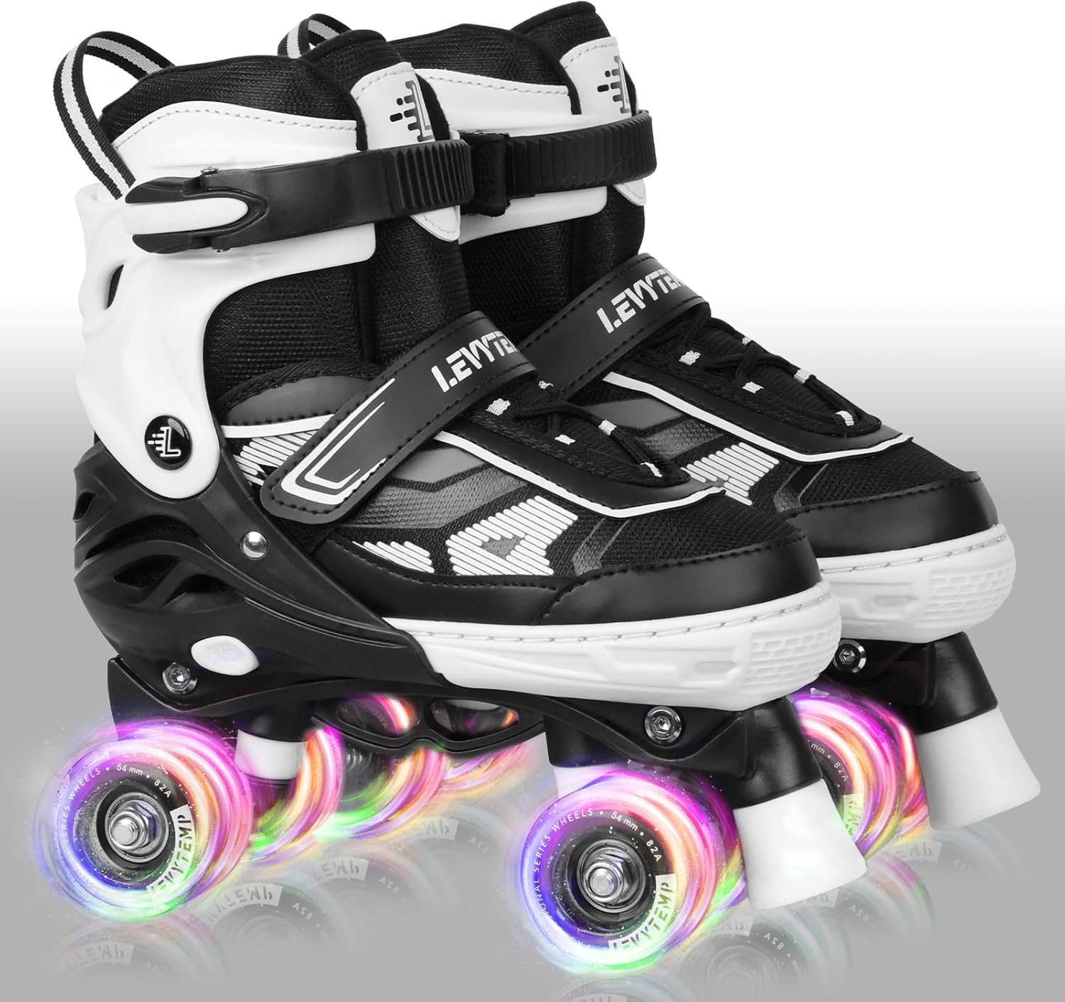 Adjustable Roller Skates for Kids with Light Up Wheels