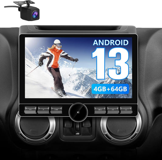 10.6in Car Stereo for Jeep Wrangler JK with Wireless CarPlay