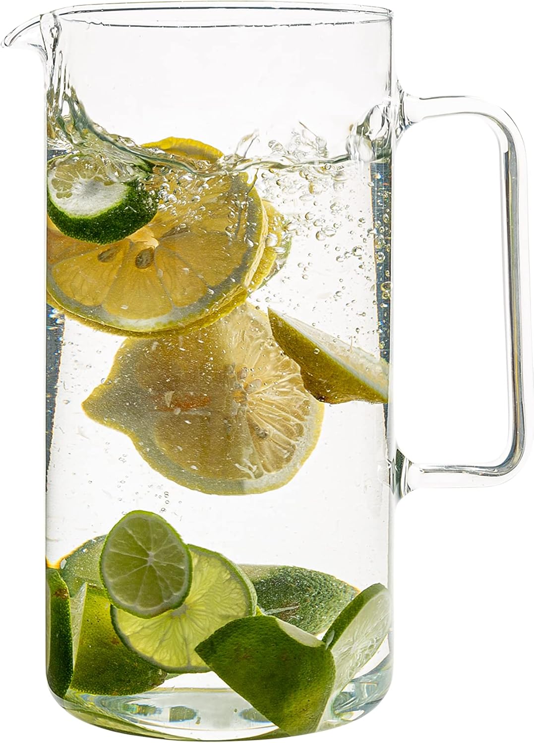 Simax Glass Pitcher 64 Ounce Borosilicate for Hot and Cold Drinks