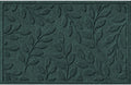 WaterHog Welcome Mat 2 x 3 - Brittney Leaf Evergreen Design