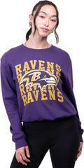 NFL Women's Cozy Oversized Sweatshirt by Ultra Game for Fans