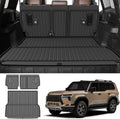 Cargo Mat and Backrest Mat Compatible with Toyota Land Cruiser