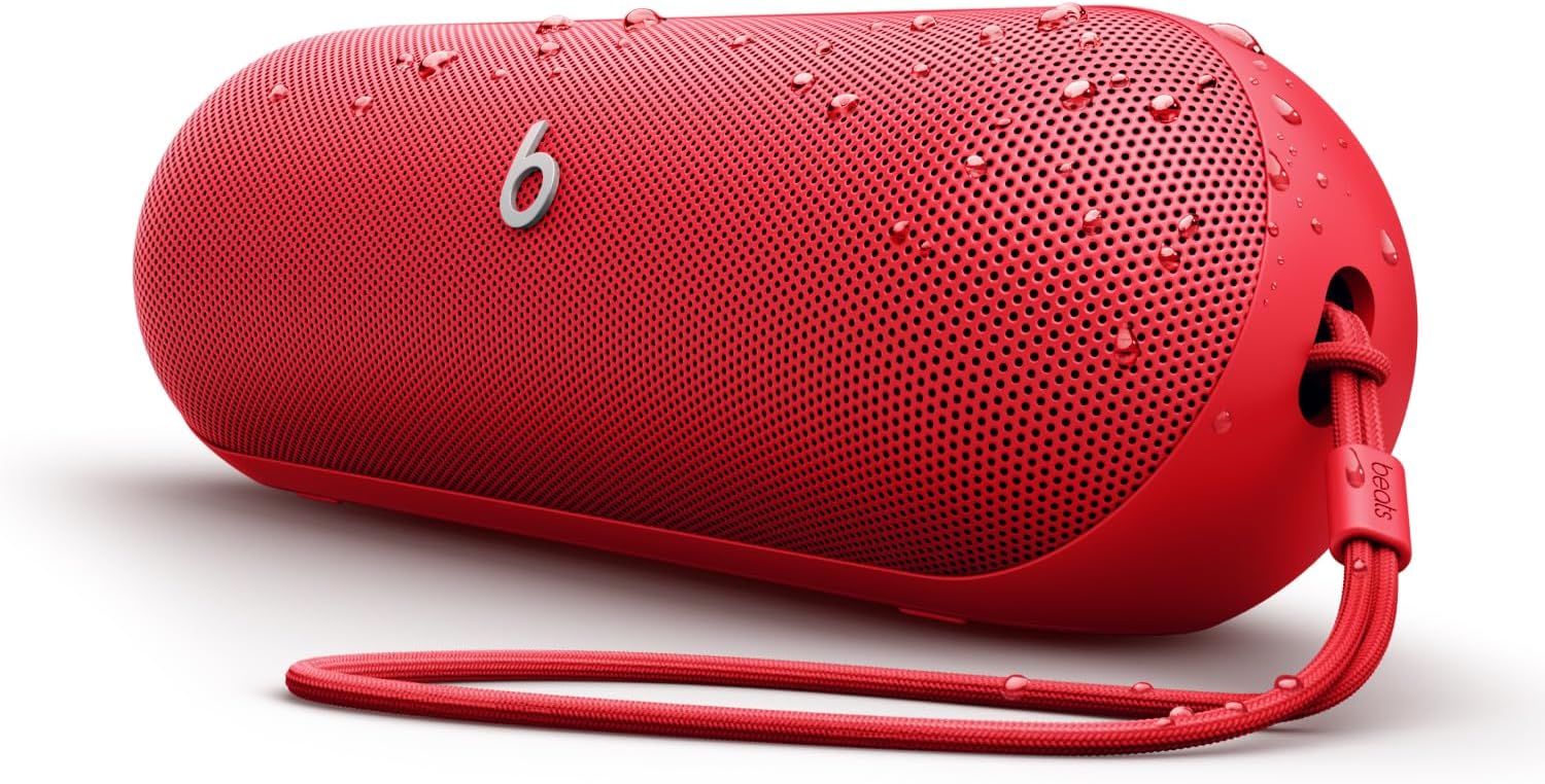 Beats Pill - Portable Bluetooth Speaker - 24H Battery - Water Resistant - Seriously Loud Sound - Red