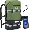 STOVER Waterproof Dry Bag Backpack - Floating, Padded Comfort