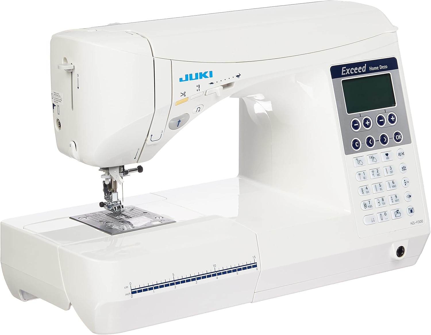 JUKI HZL-F300 White Sewing & Quilting Machine - Precise Stitching!