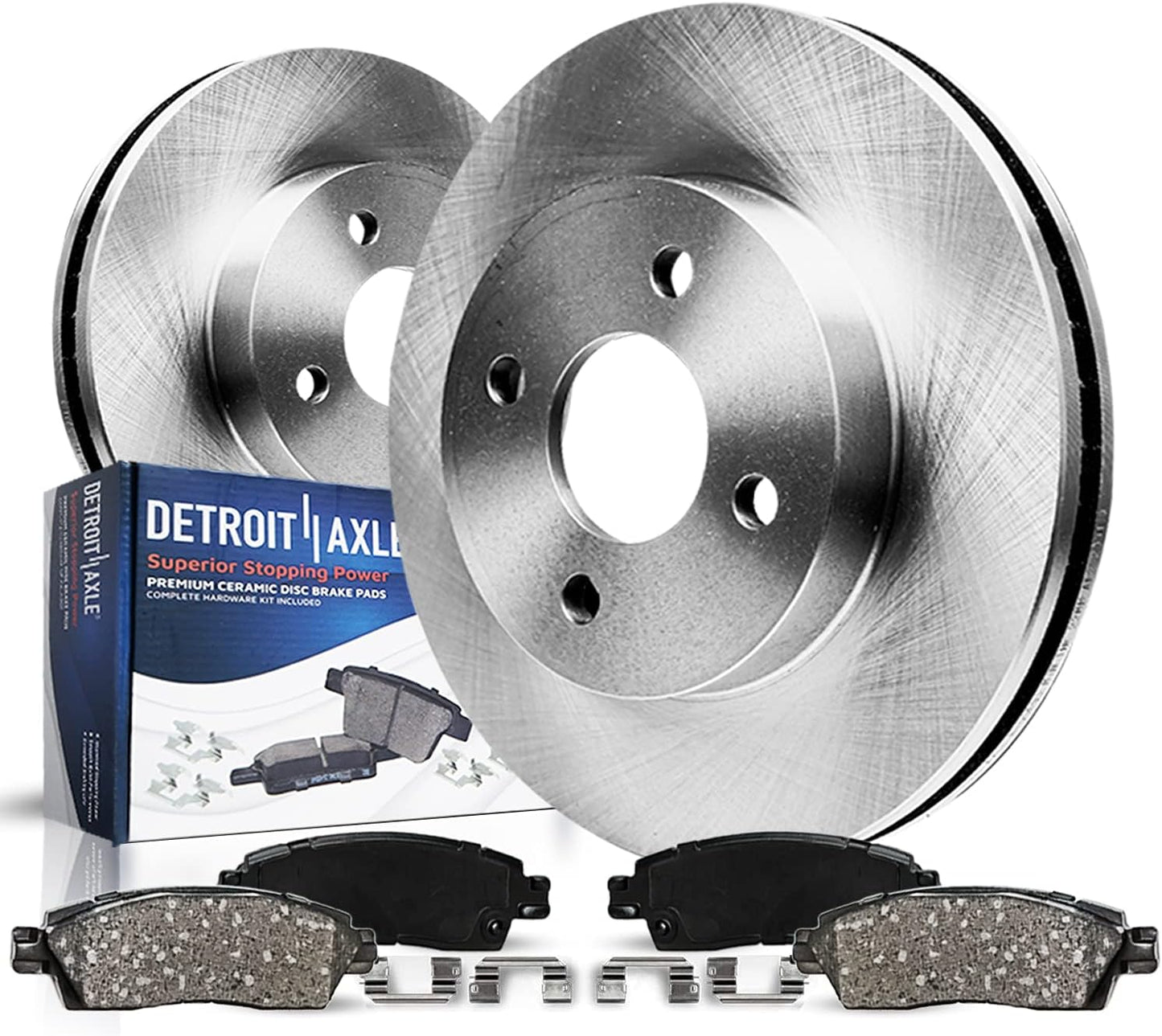 Front Brake Kit for 2008-2011 Ford Focus by Detroit Axle