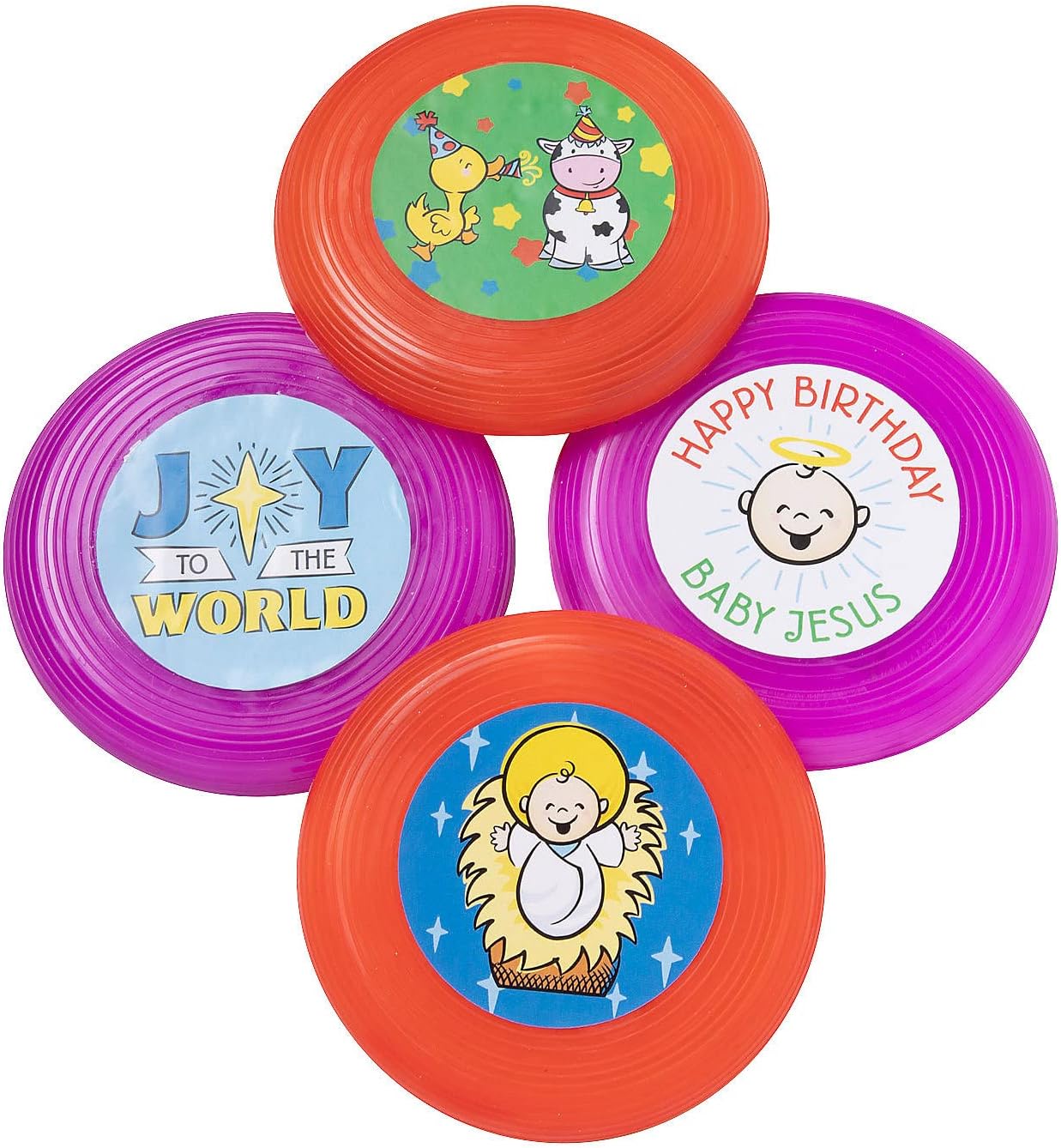 72pcs Happy Birthday Jesus Mini Discs